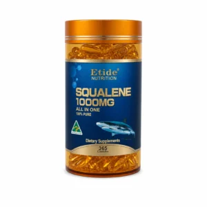 ETIDE Nutrition All in One Squalene 1000mg 365 Capsules, front view