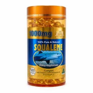 Royal Care Squalene 1000mg 500 Softgels packaging version 2, front view