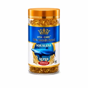 VITA+CARE Squalene Super 1000mg 600 Softgels, front view