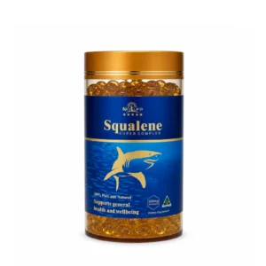 Nature Squalene Super Complex 500mg 500 Softgels blue label, front view